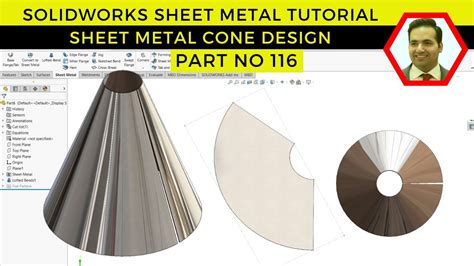 solidworks sheet metal conical